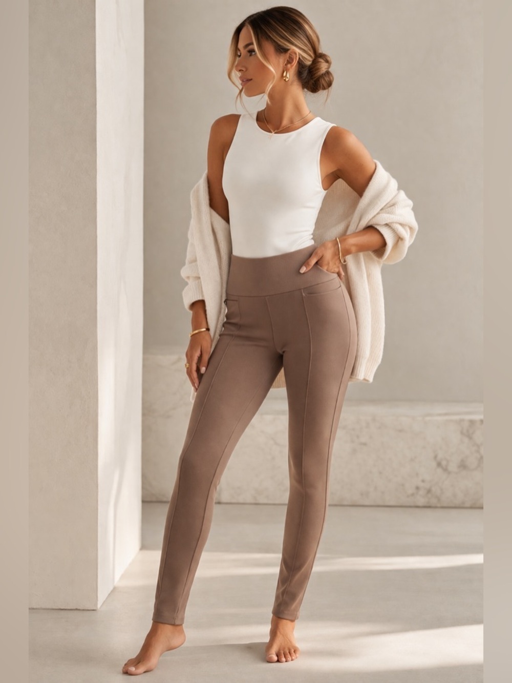Betabrand NEW Power Down DPYP™ Dress Pant Yoga Pant | Skinny